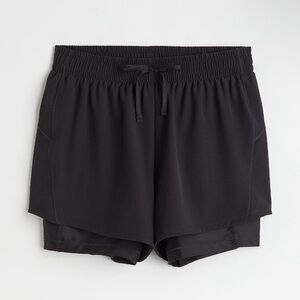 H&M DRYMOVE Double Layered Running Shorts